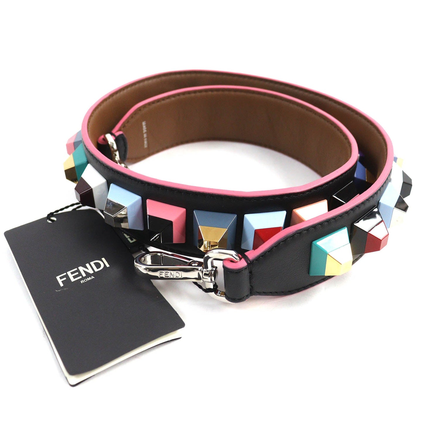 Fendi Strap You Leather Rock Studs Strap
