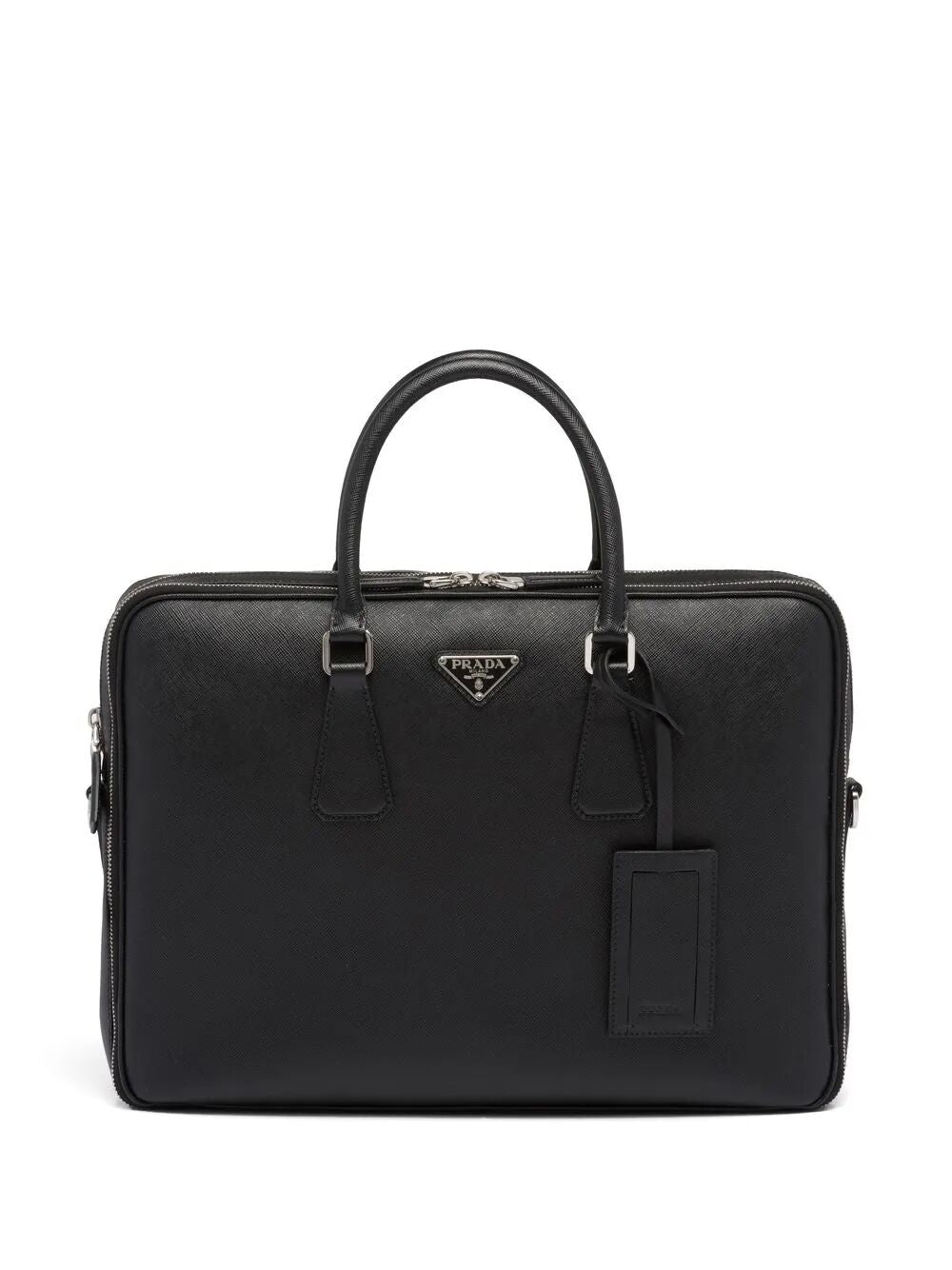 Prada Men Saffiano Leather Briefcase