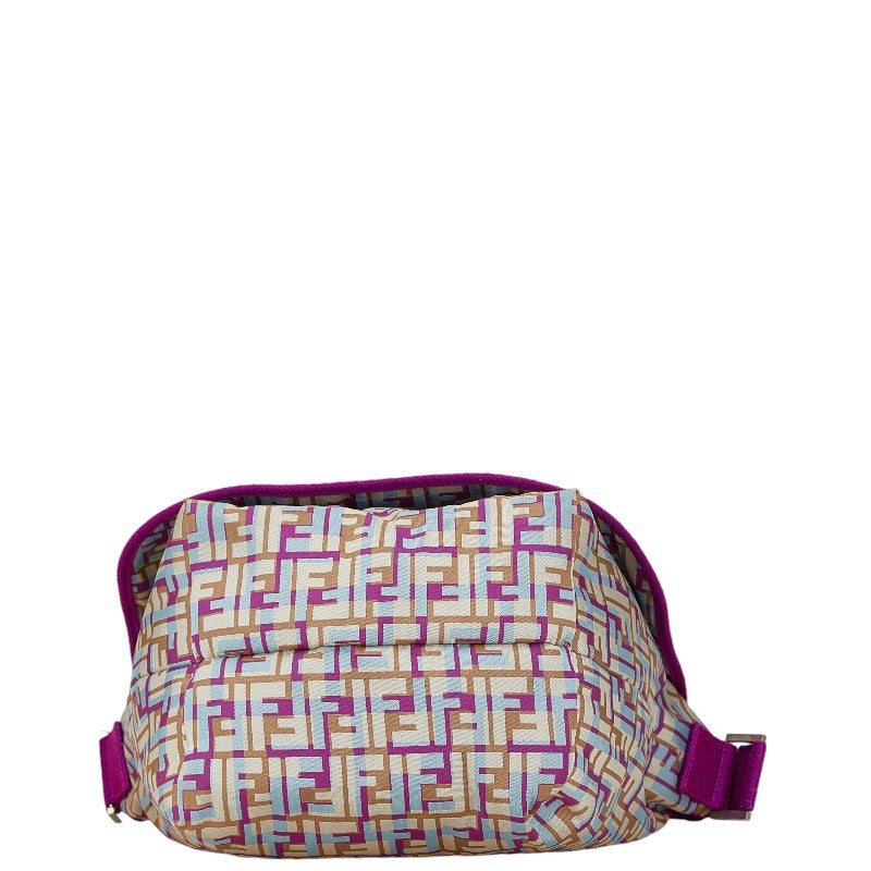 Fendi Zucca Canvas Nylon Shoulder Bag 26771