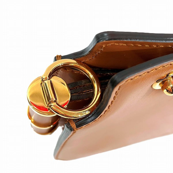 Fendi Touch Leather Shoulder Bag 8BT349