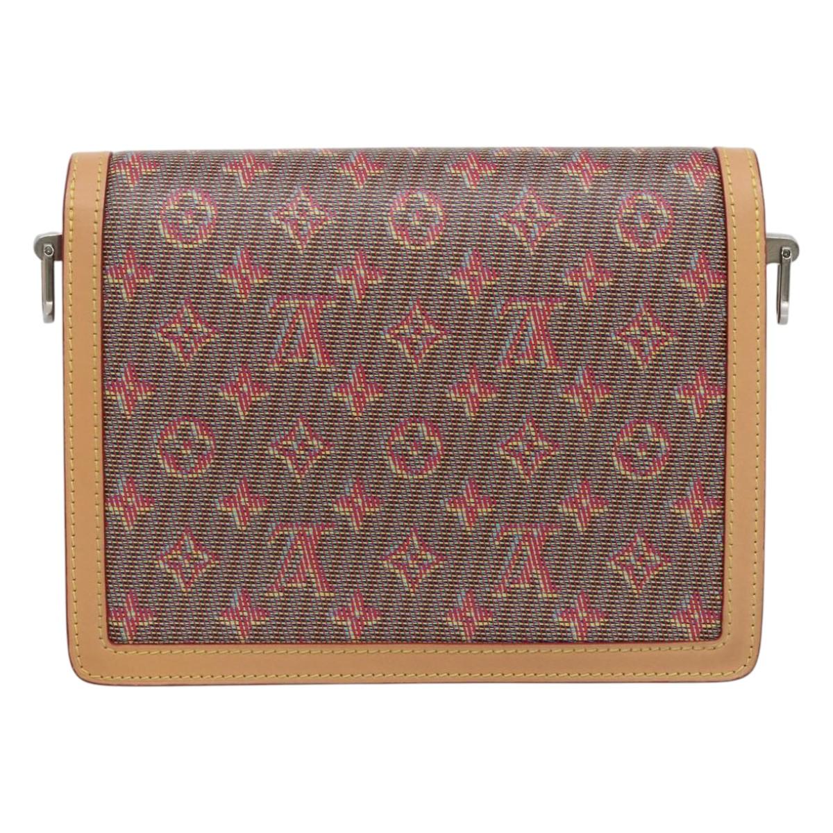 LOUIS VUITTON Monogram LV Pop Dauphine MM Shoulder Bag Red M55452 103428S