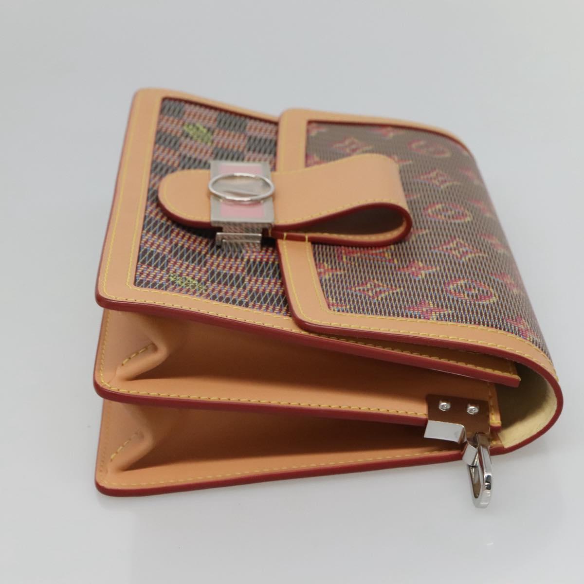 LOUIS VUITTON Monogram LV Pop Dauphine MM Shoulder Bag Red M55452 103428S