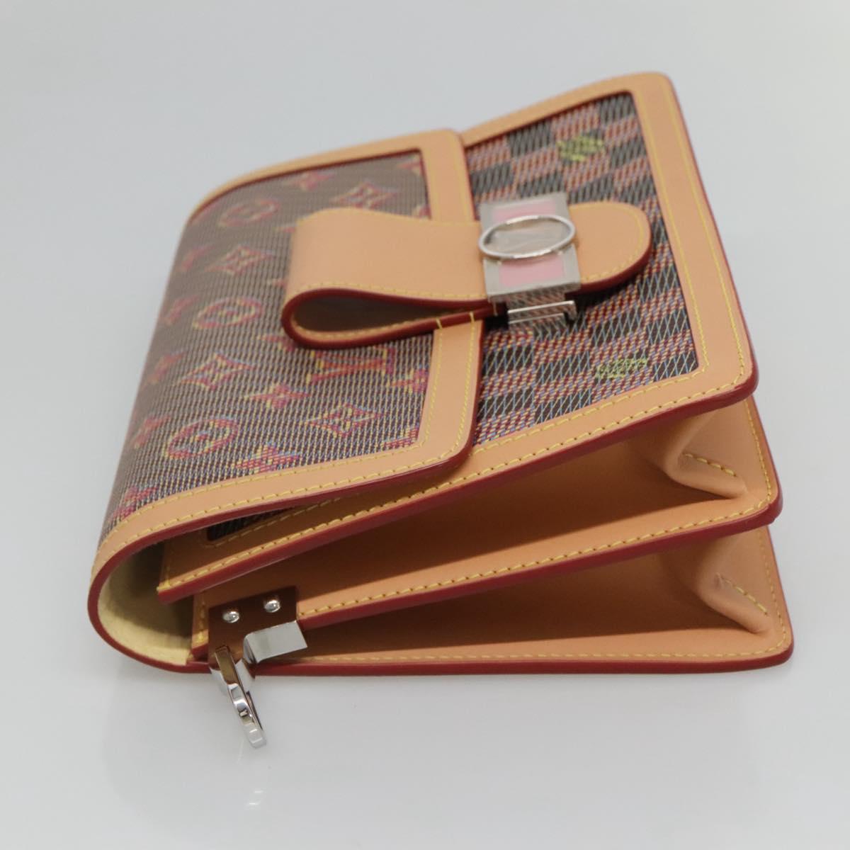 LOUIS VUITTON Monogram LV Pop Dauphine MM Shoulder Bag Red M55452 103428S