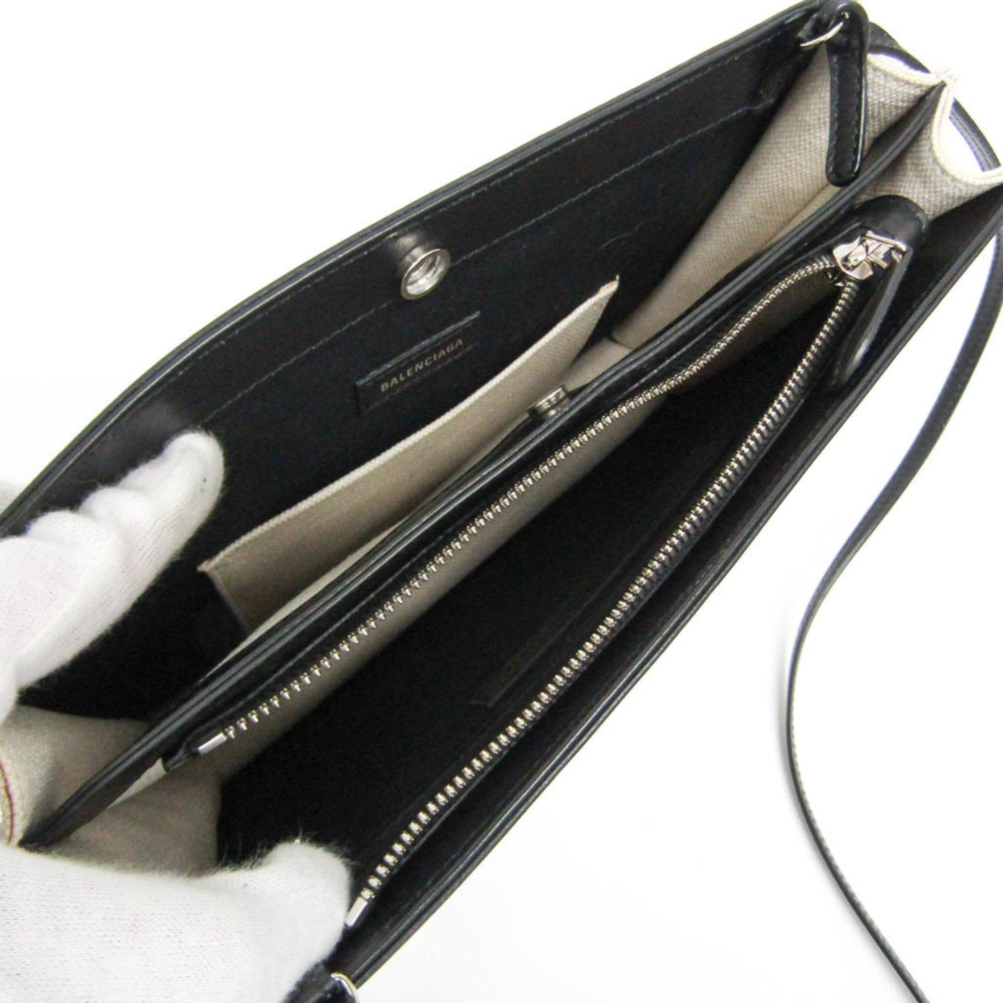 BALENCIAGA Navy pouch Shoulder Bag