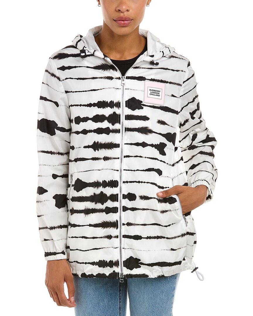 Burberry Watercolour Print Econyl Hooded Parka
