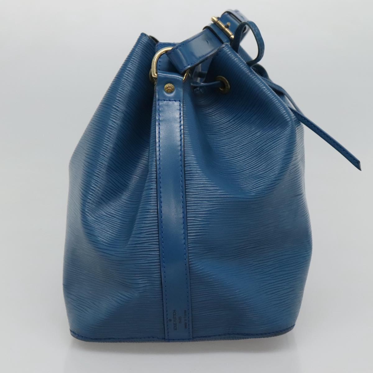 LOUIS VUITTON Epi Petit Noe Shoulder Bag Blue M44105 LV 110107