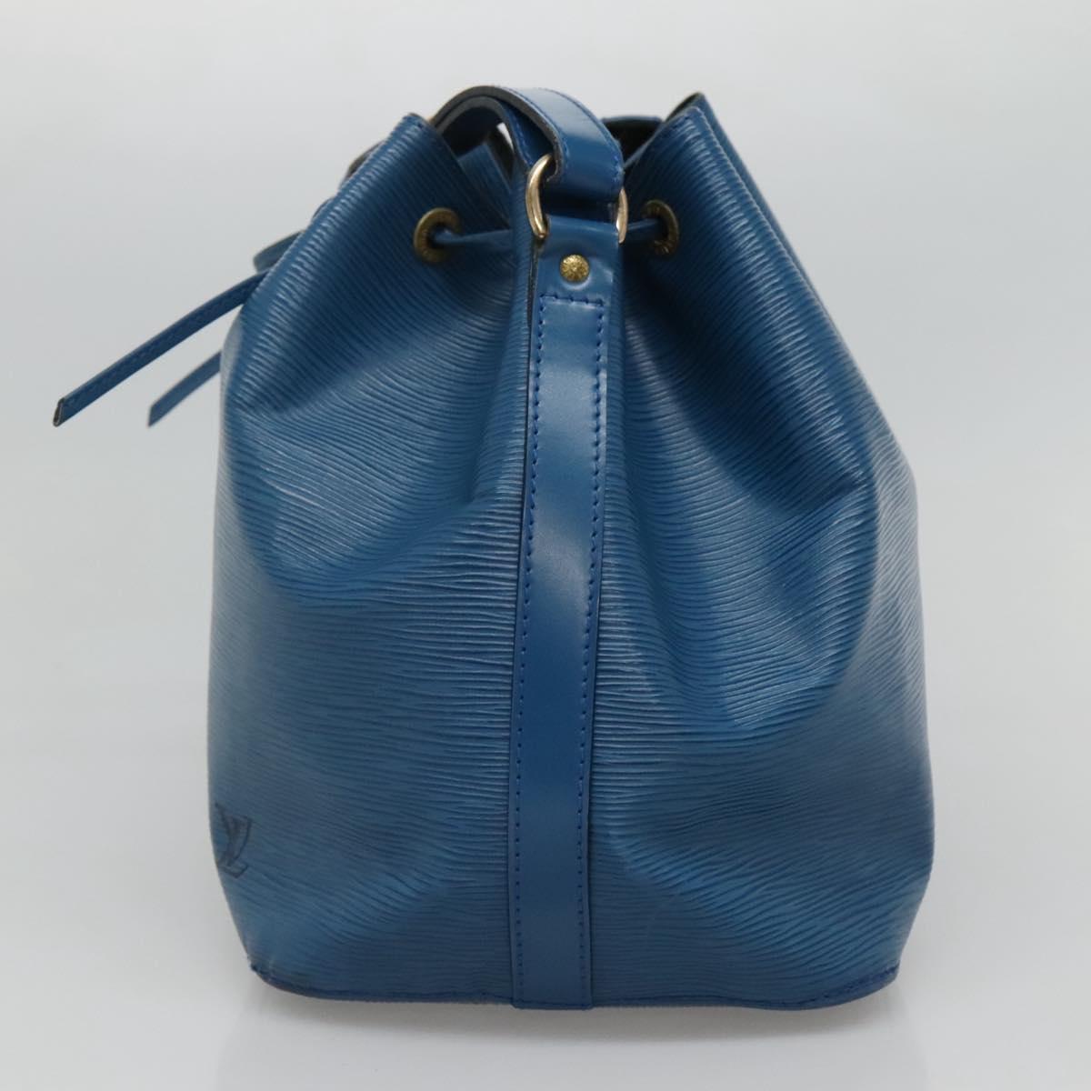 LOUIS VUITTON Epi Petit Noe Shoulder Bag Blue M44105 LV 110107