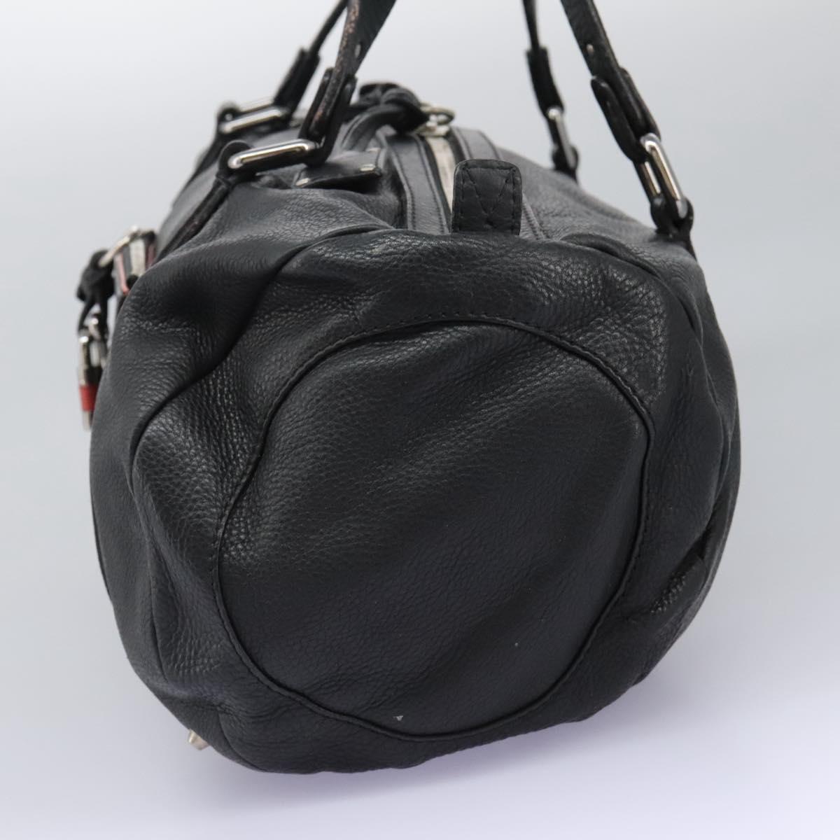 Chloe Hand Bag Leather Black 110305