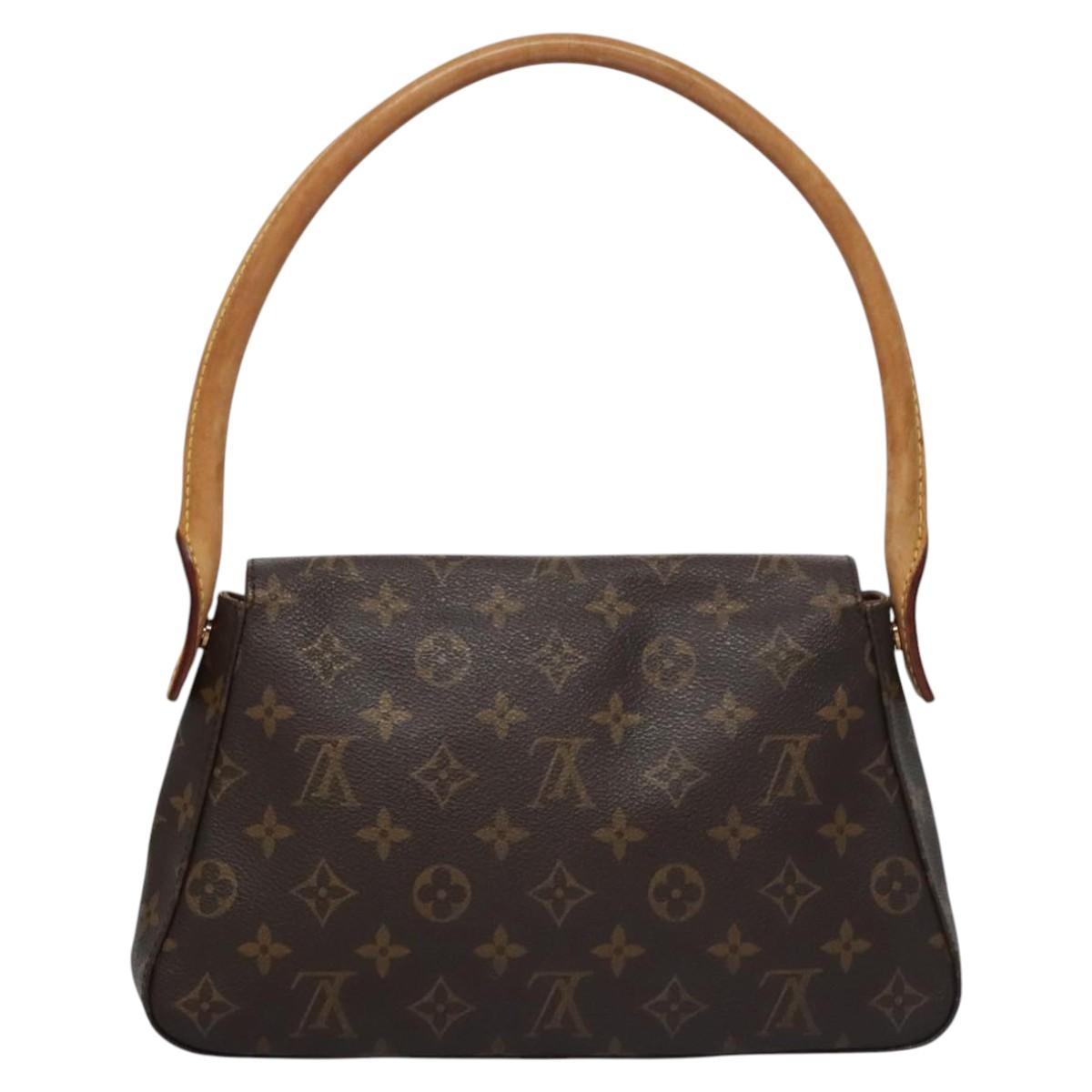 LOUIS VUITTON Monogram Mini Looping Shoulder Bag M51147 LV 110374