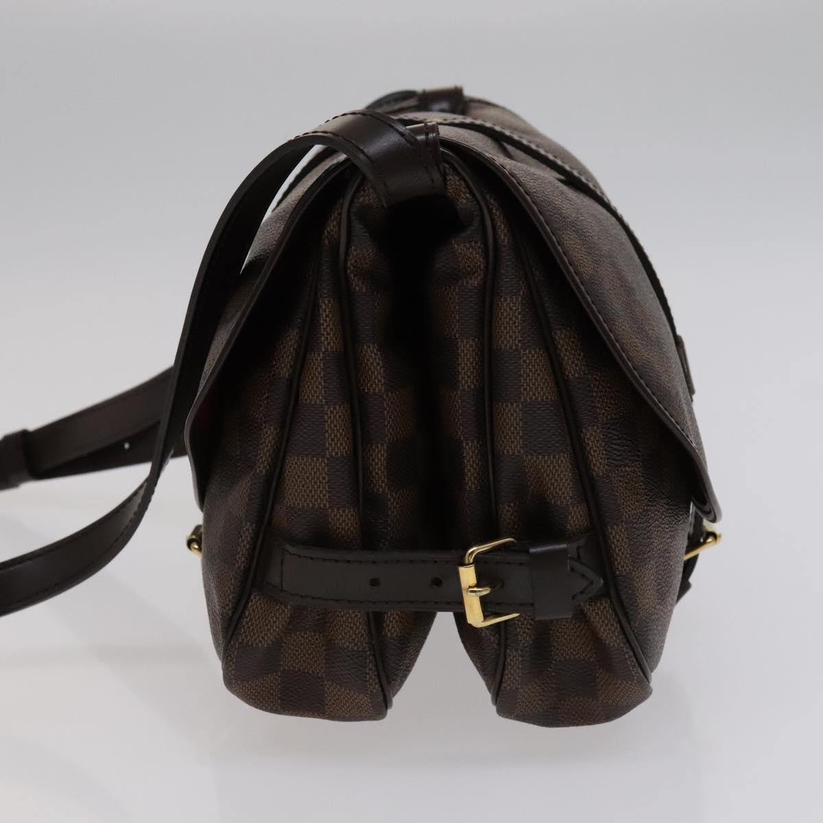 LOUIS VUITTON Damier Ebene Saumur 30 Shoulder Bag N48081 LV 110397