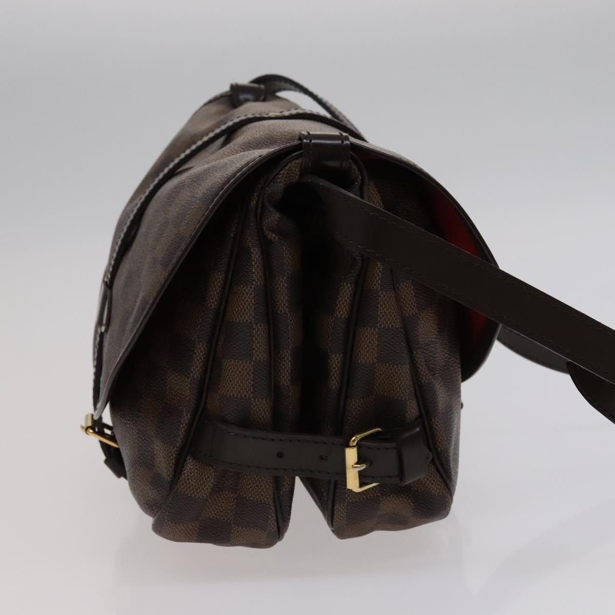 LOUIS VUITTON Damier Ebene Saumur 30 Shoulder Bag N48081 LV 110397