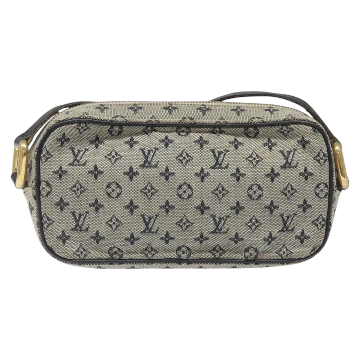 LOUIS VUITTON Monogram Mini Juliet MM Shoulder Bag Blue M92004 LV 110403