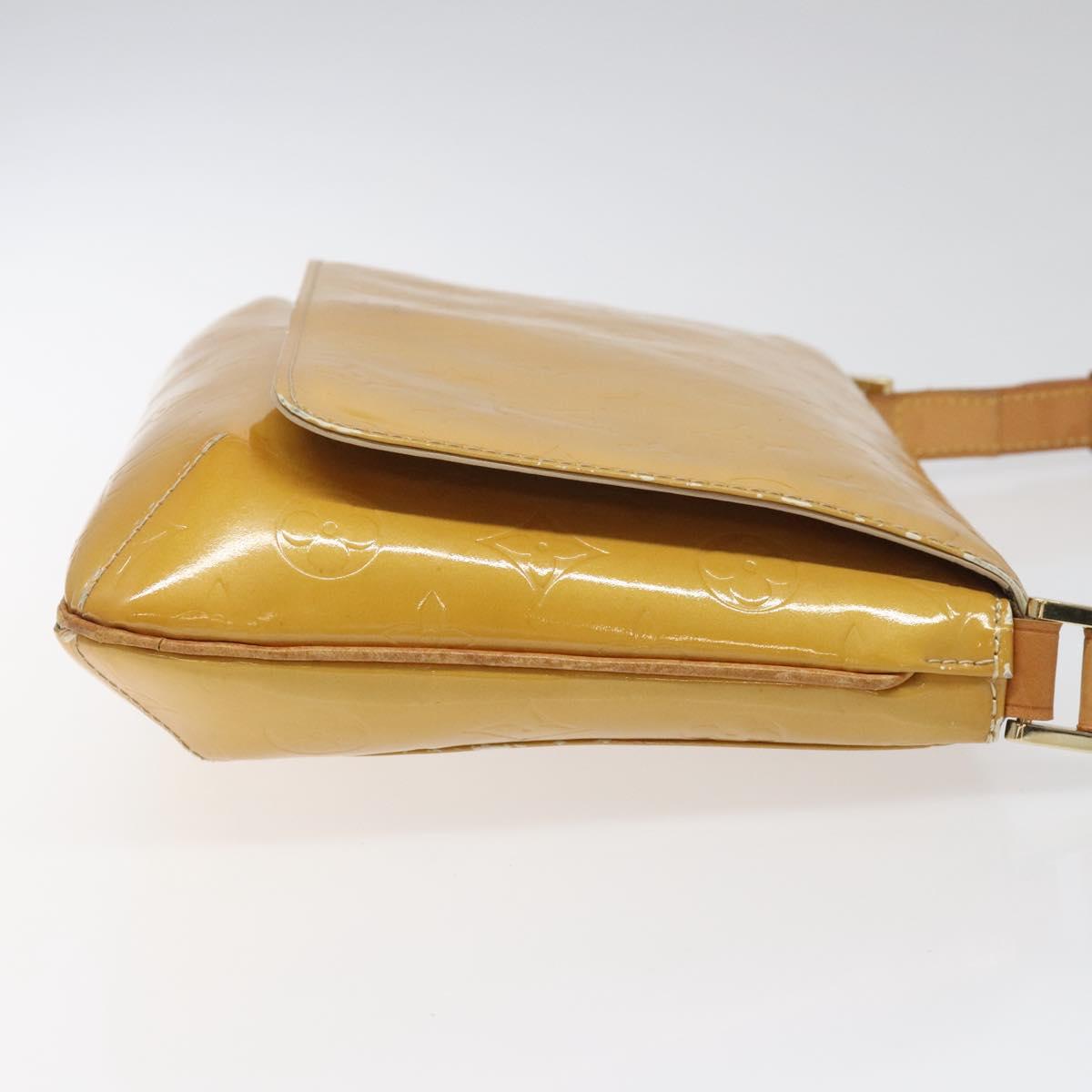 LOUIS VUITTON Monogram Vernis Thompson Street Bag Beige M91301 LV 110473