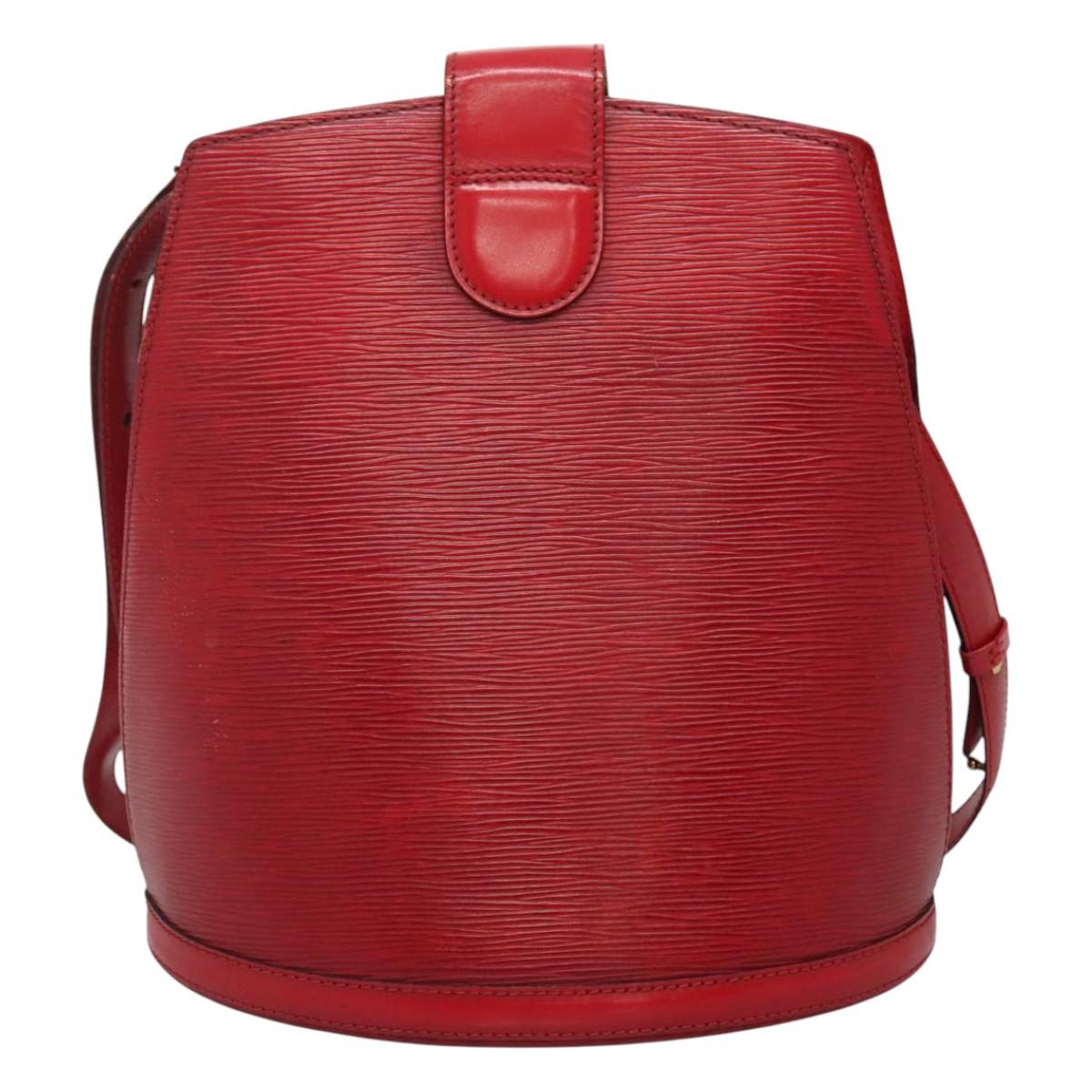 LOUIS VUITTON Epi Cluny Shoulder Bag Red M52257 LV 110518