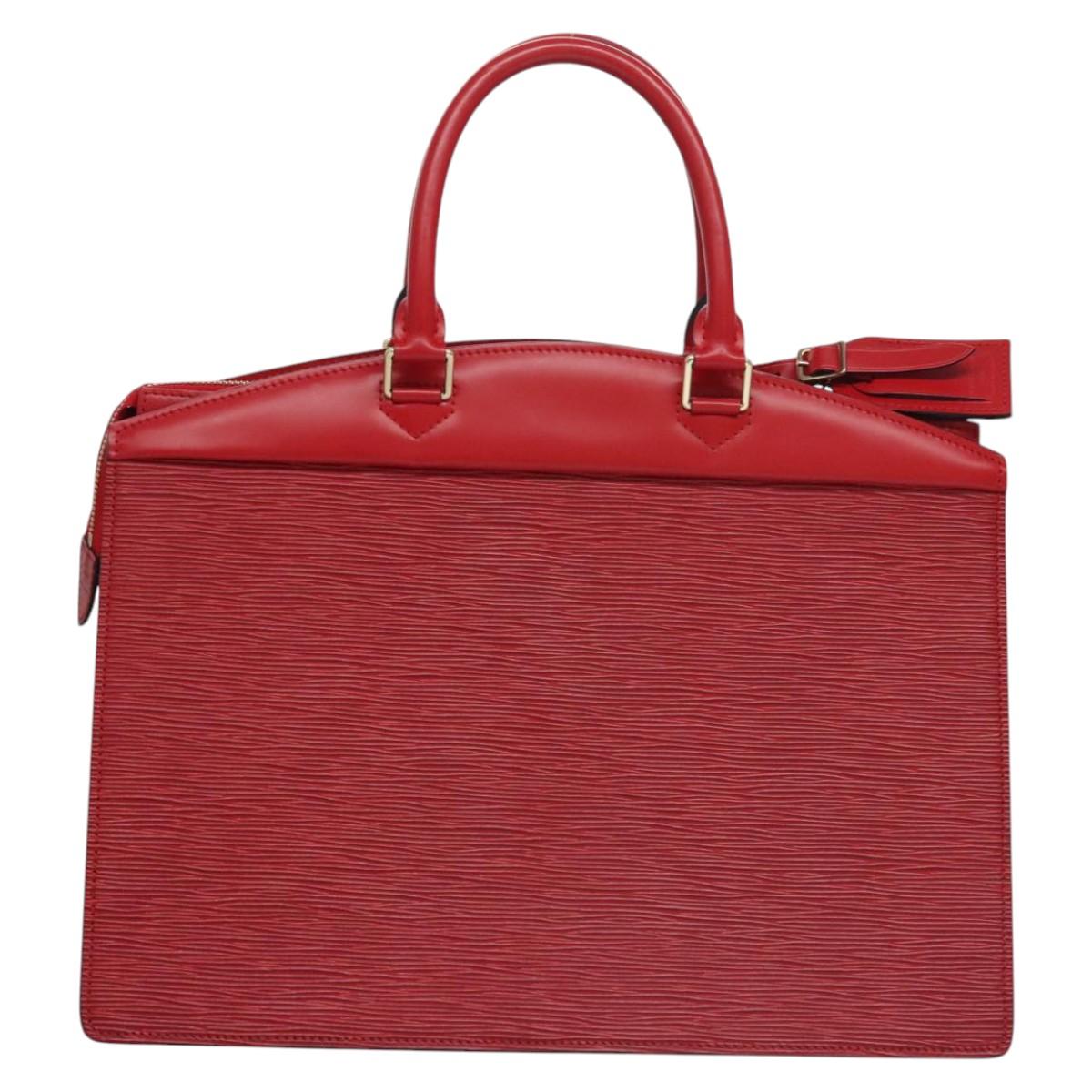 LOUIS VUITTON Epi Riviera Hand Bag Red M48187 LV 110557