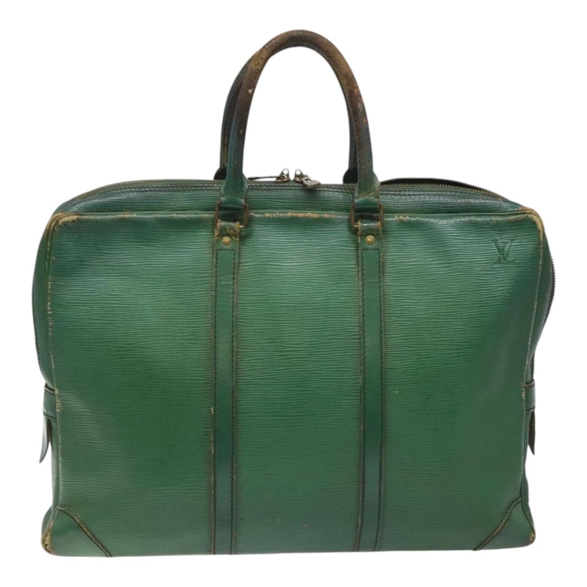 LOUIS VUITTON Epi Porte Documents Voyage Business Bag Green M54474 110708