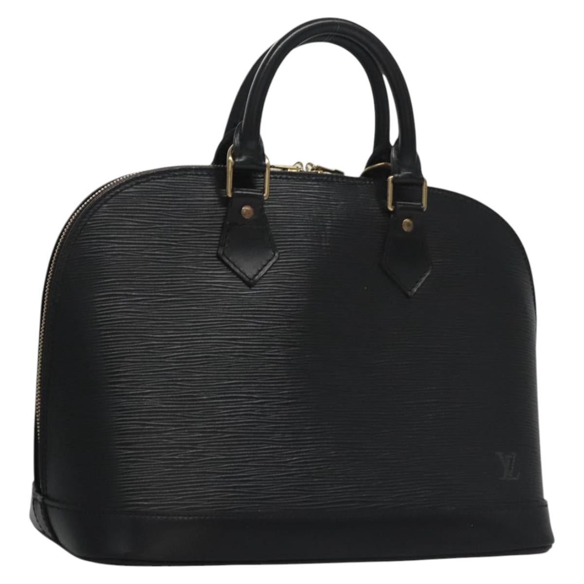 LOUIS VUITTON Epi Alma Hand Bag Black M52142 LV 110904