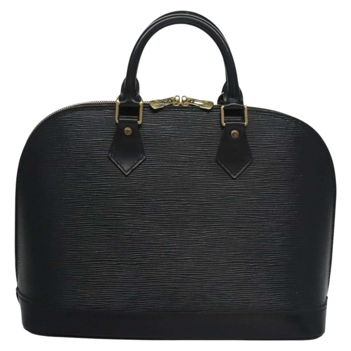 LOUIS VUITTON Epi Alma Hand Bag Black M52142 LV 110904