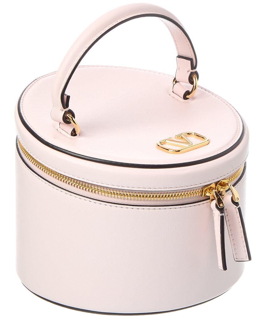 Valentino Vlogo Signature Leather Cosmetic Case