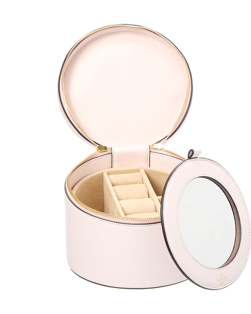 Valentino Vlogo Signature Leather Cosmetic Case