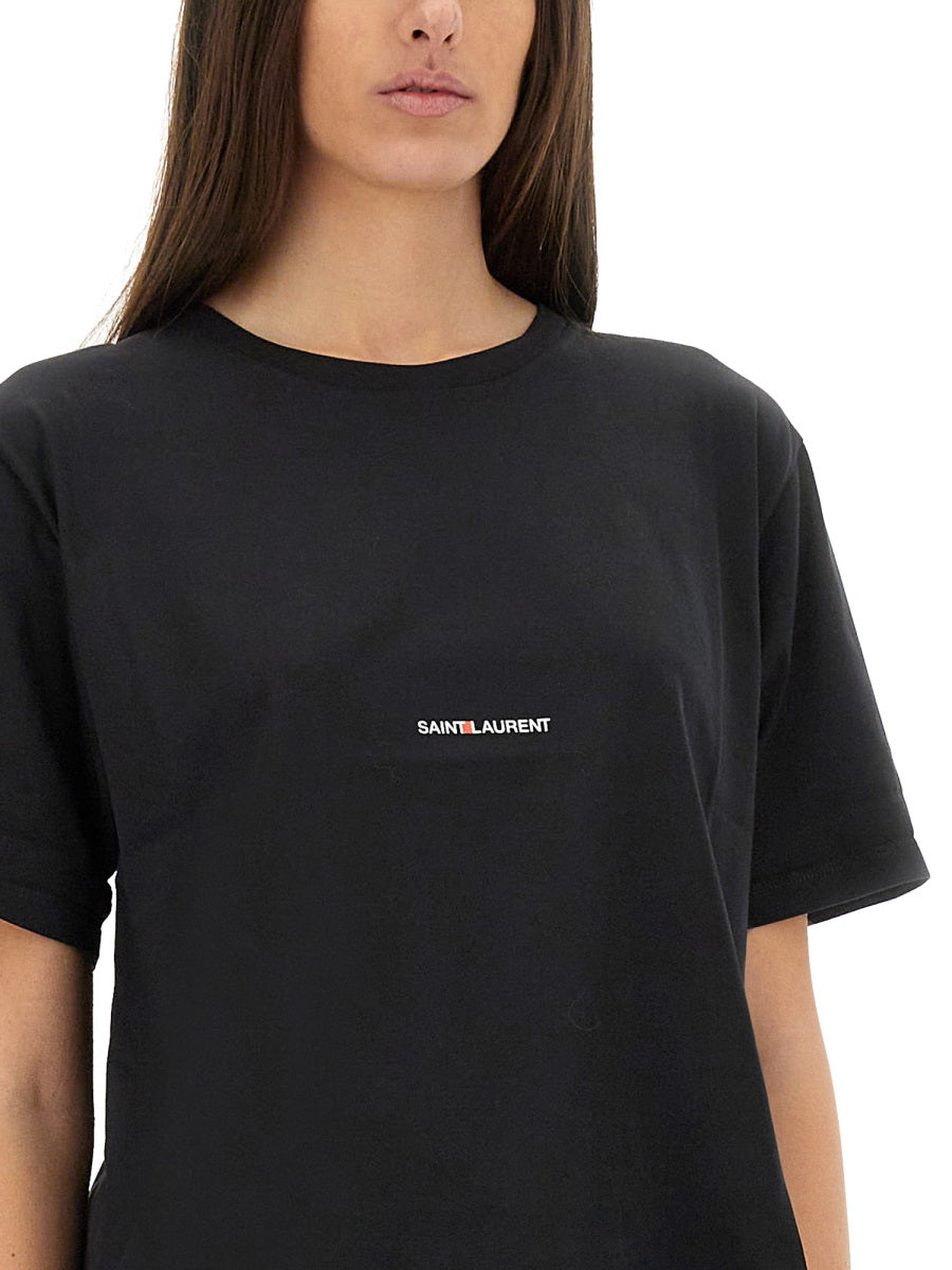 Saint Laurent Women Boyfriend Fit T-Shirt
