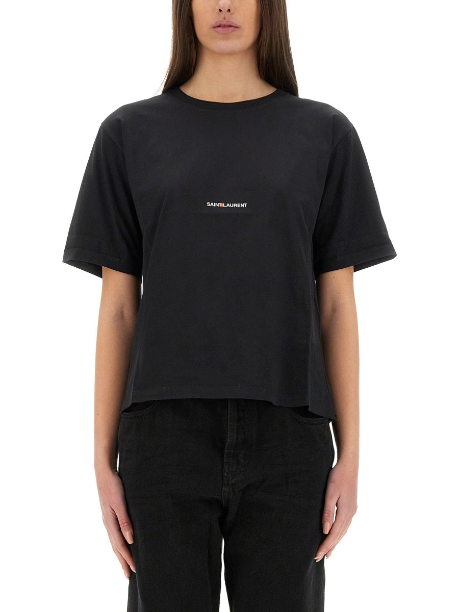 Saint Laurent Women Boyfriend Fit T-Shirt