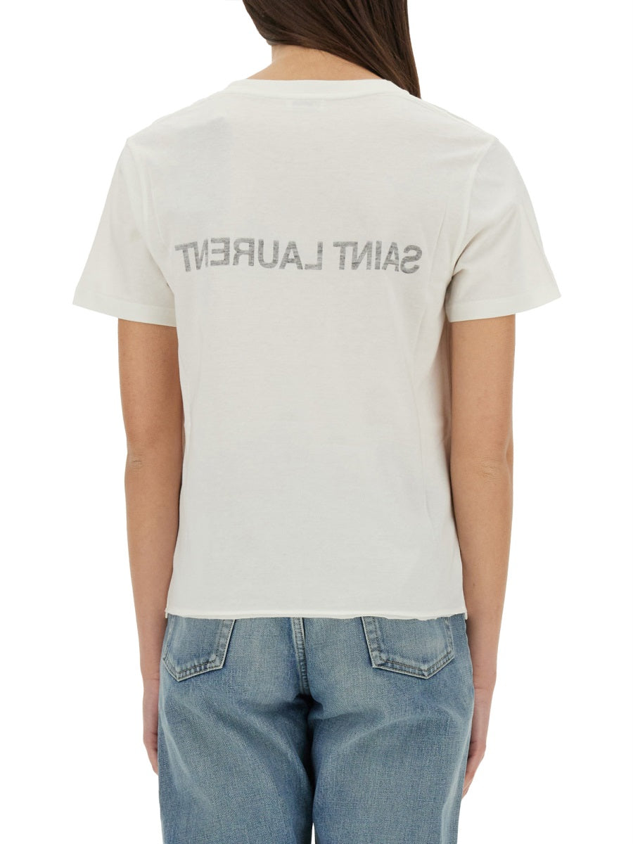 Saint Laurent Women Saint Laurent Reverse T-Shirt