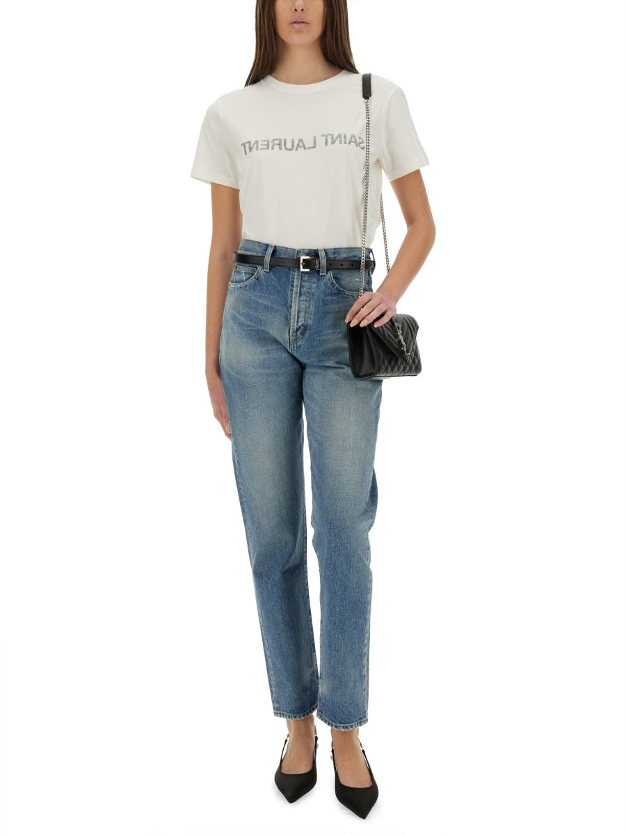 Saint Laurent Women Saint Laurent Reverse T-Shirt
