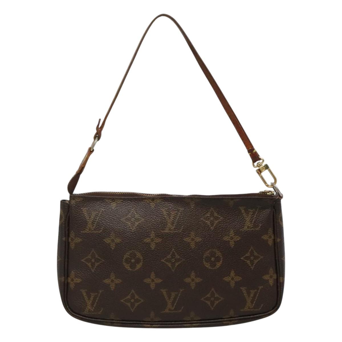 LOUIS VUITTON Monogram Pochette Accessoires Pouch M51980 LV 112246
