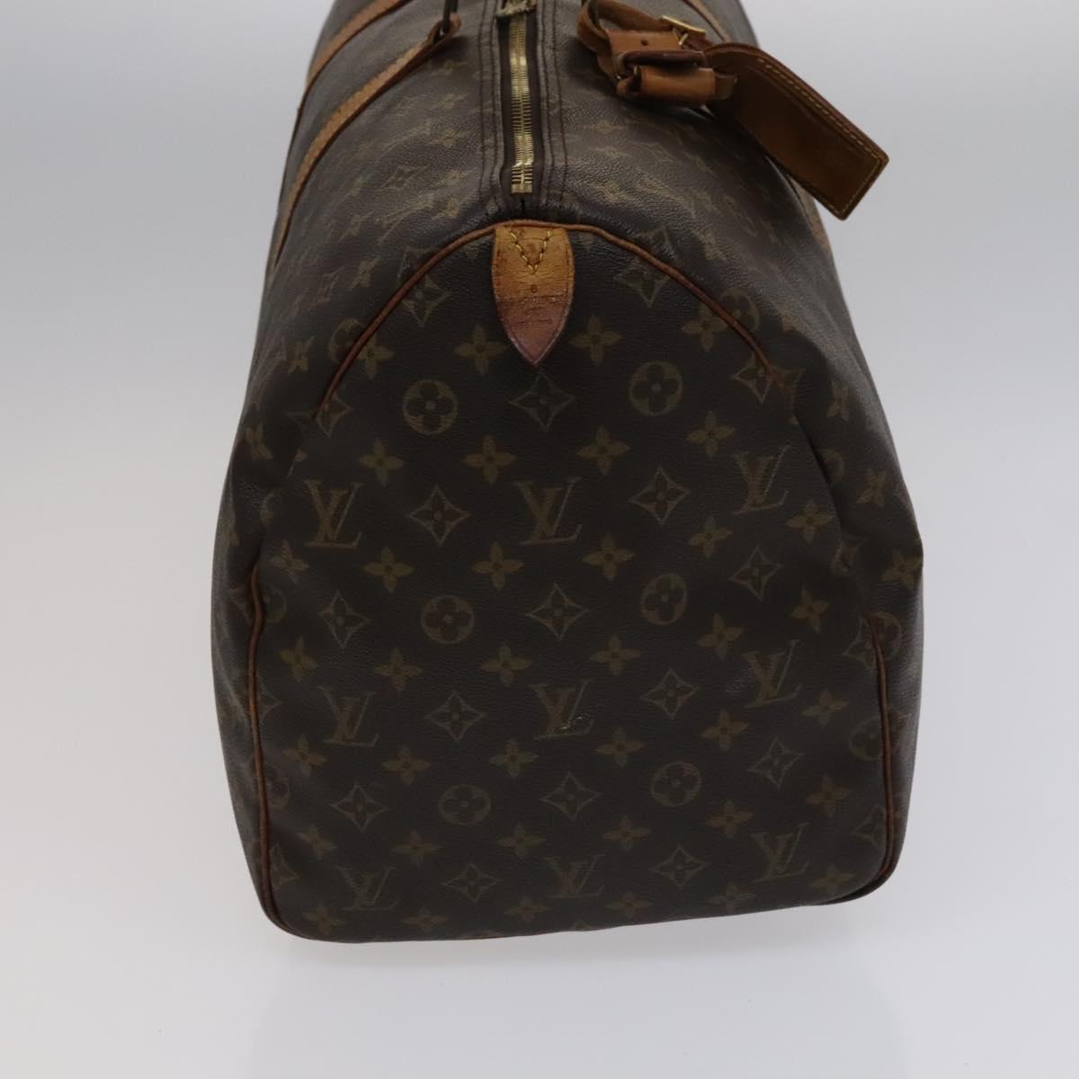 LOUIS VUITTON Monogram Keepall 55 Boston Bag M41424 LV 112507