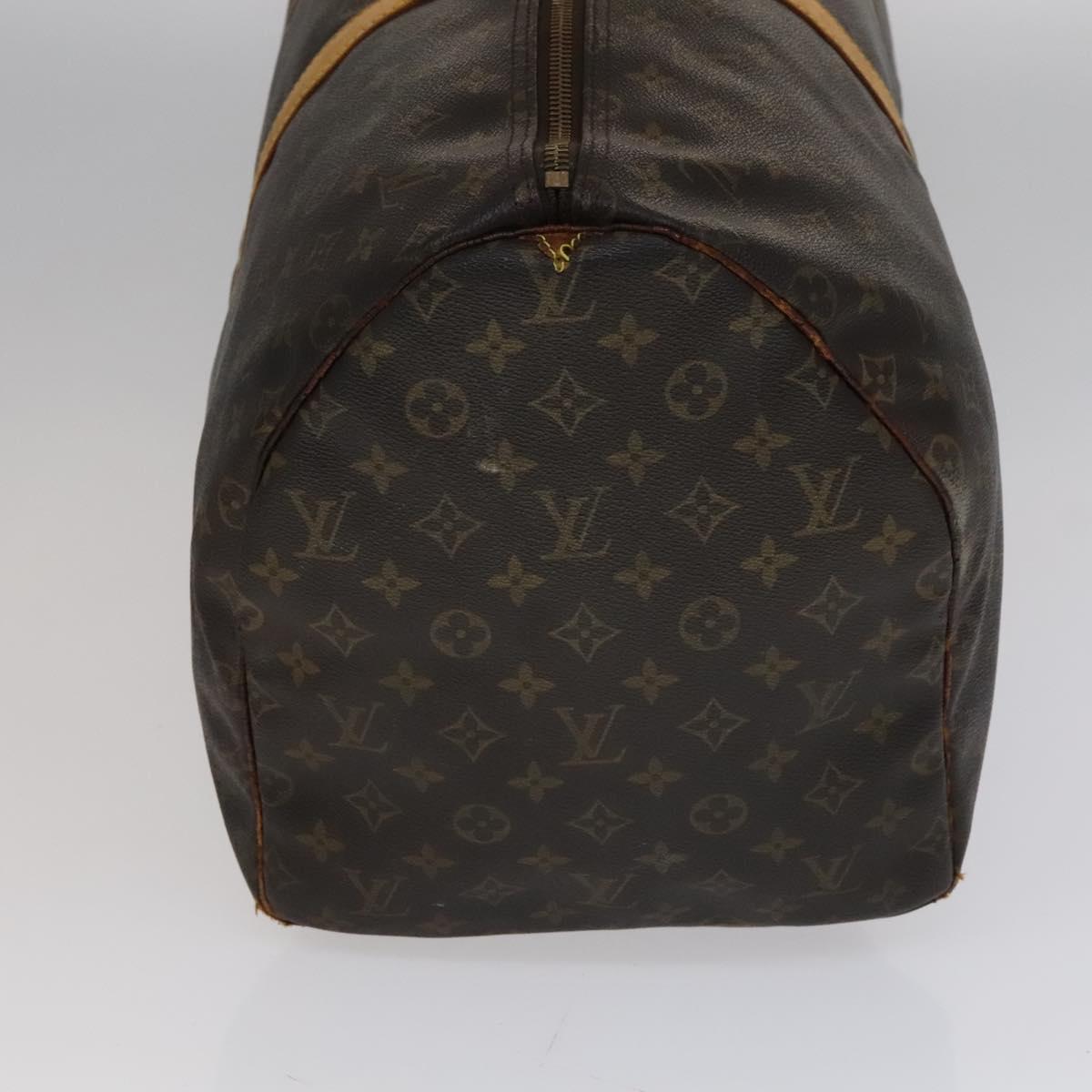 LOUIS VUITTON Monogram Keepall 55 Boston Bag M41424 LV 112510