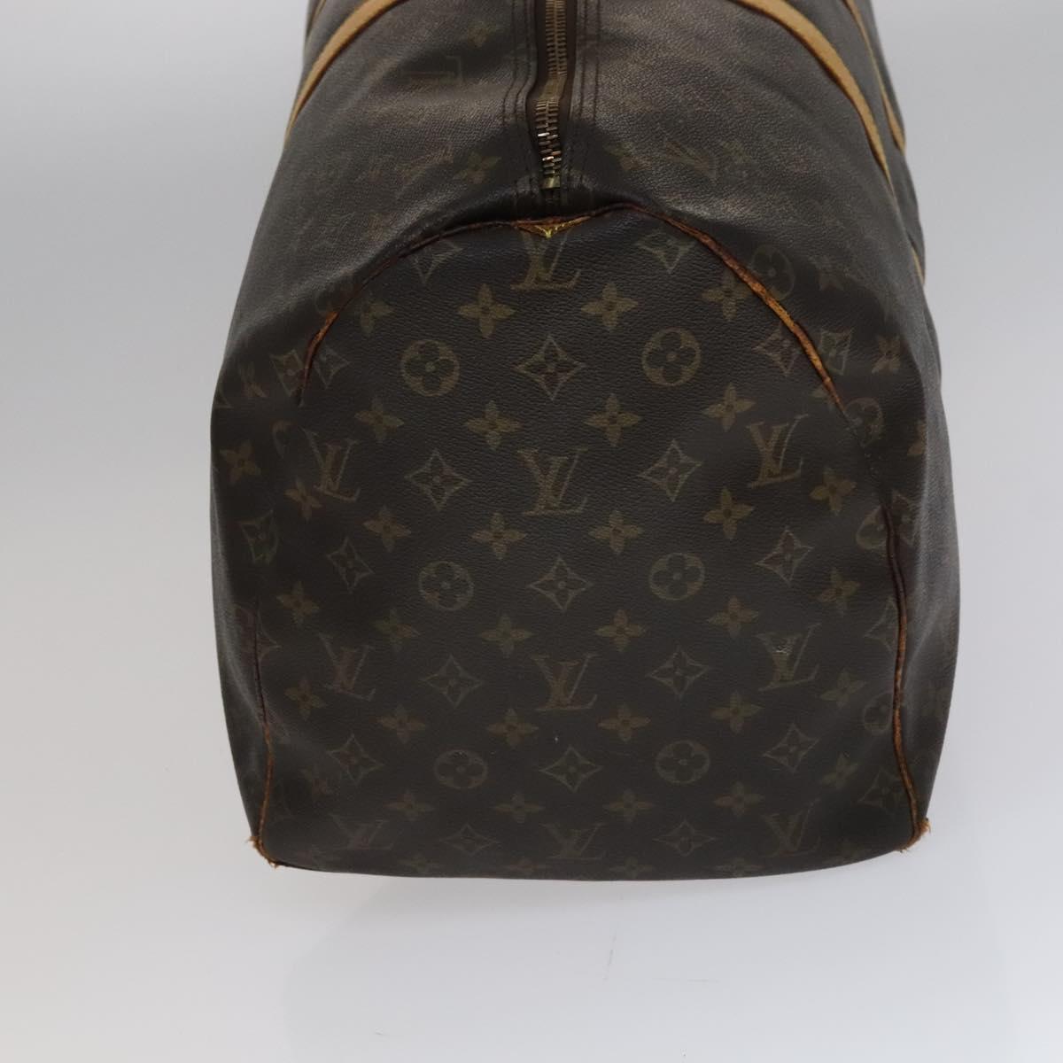 LOUIS VUITTON Monogram Keepall 55 Boston Bag M41424 LV 112510