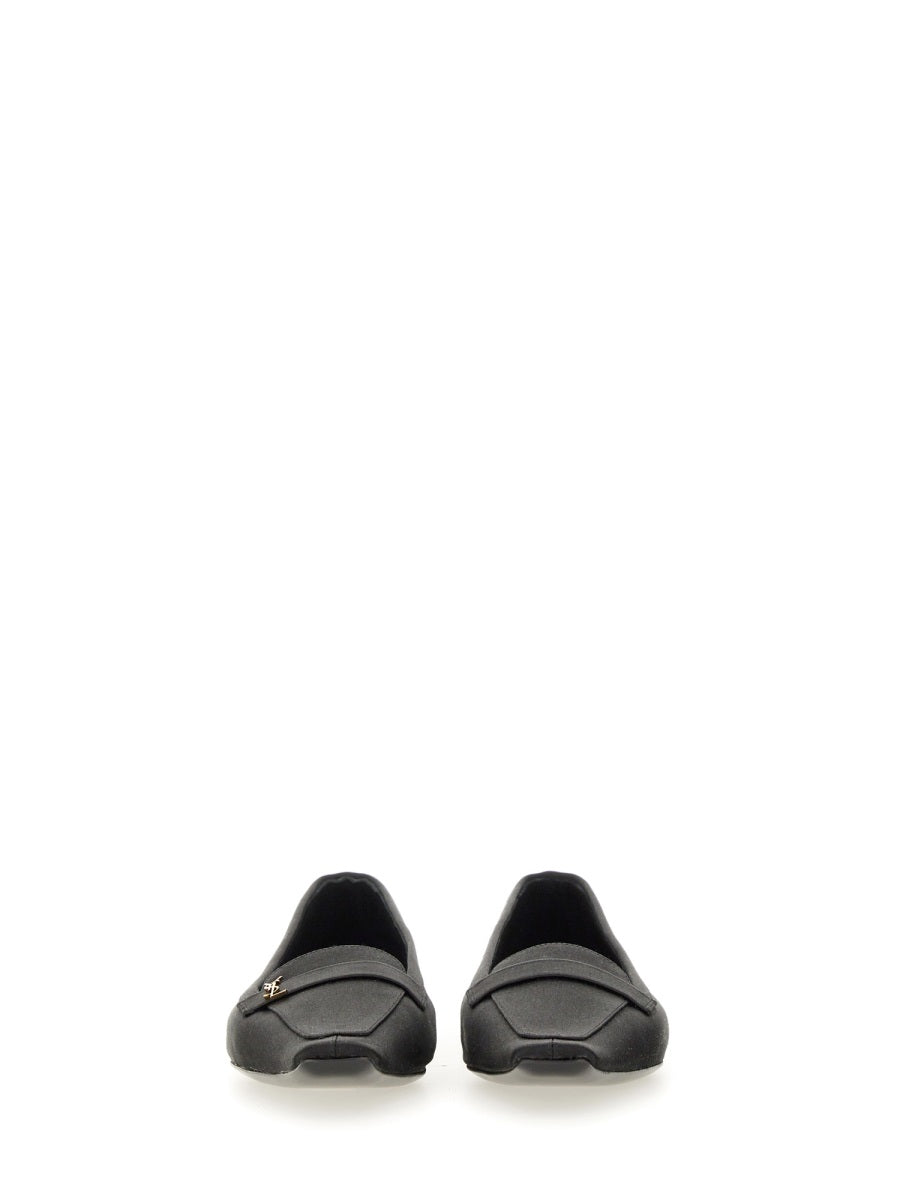 Saint Laurent Women Crepe Satin "Poppy" Ballerina