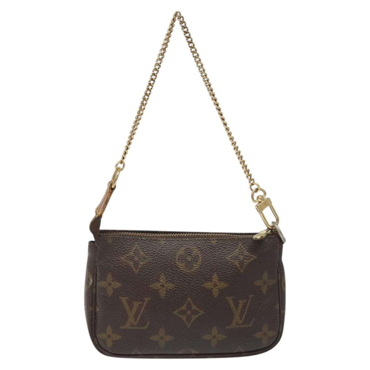 LOUIS VUITTON Monogram Mini Pochette Accessoires Pouch M58009 LV 112899