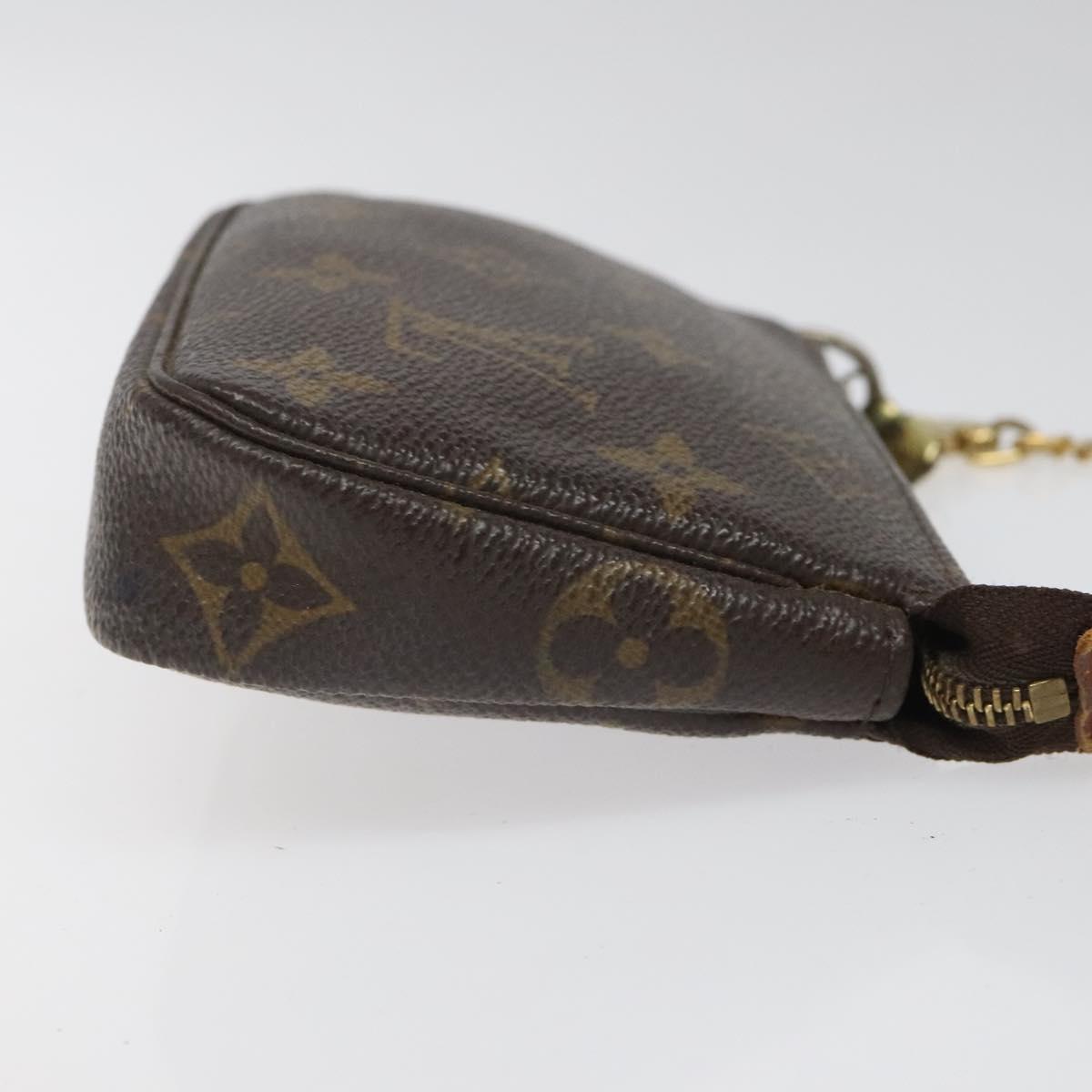 LOUIS VUITTON Monogram Mini Pochette Accessoires Pouch M58009 LV 112899