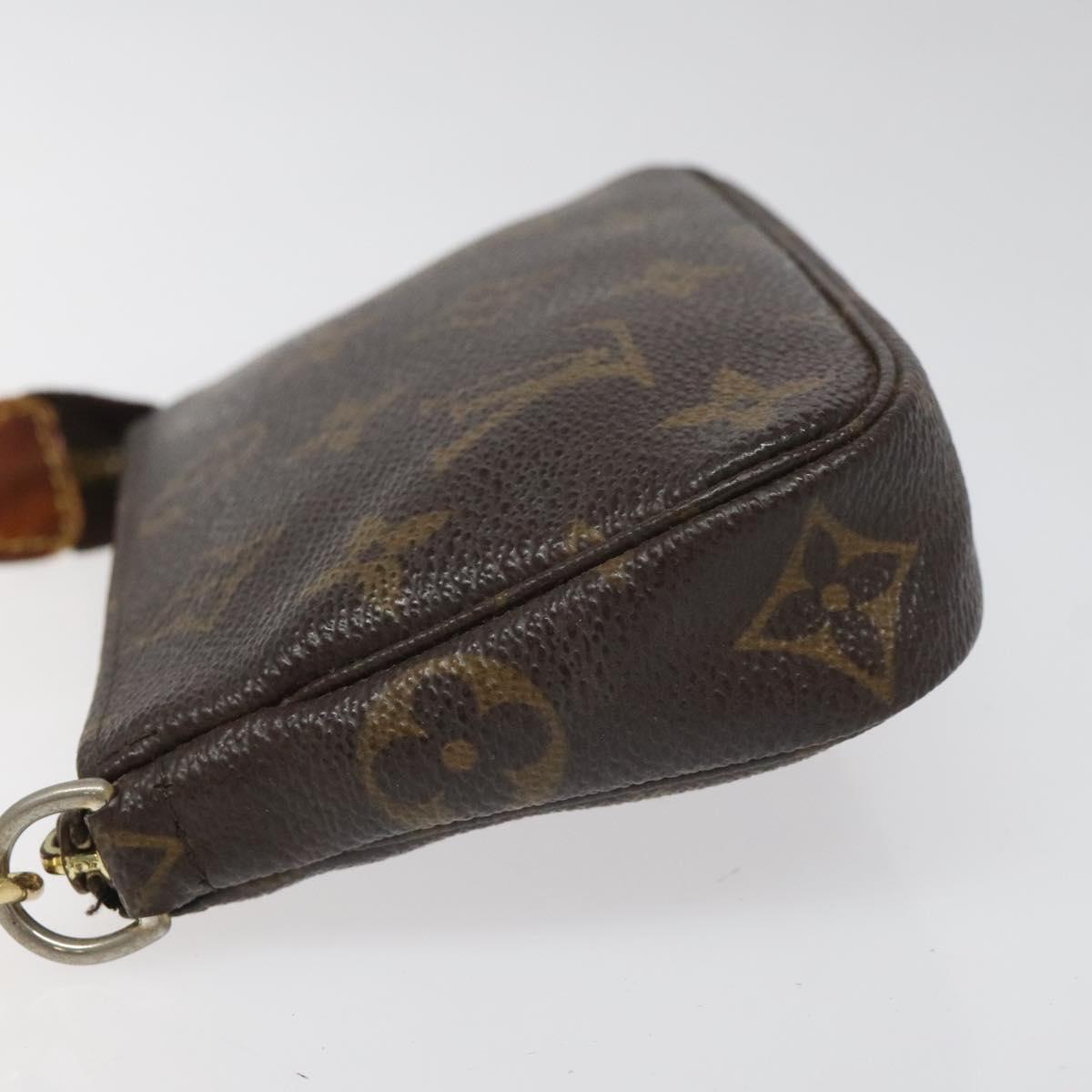 LOUIS VUITTON Monogram Mini Pochette Accessoires Pouch M58009 LV 112899