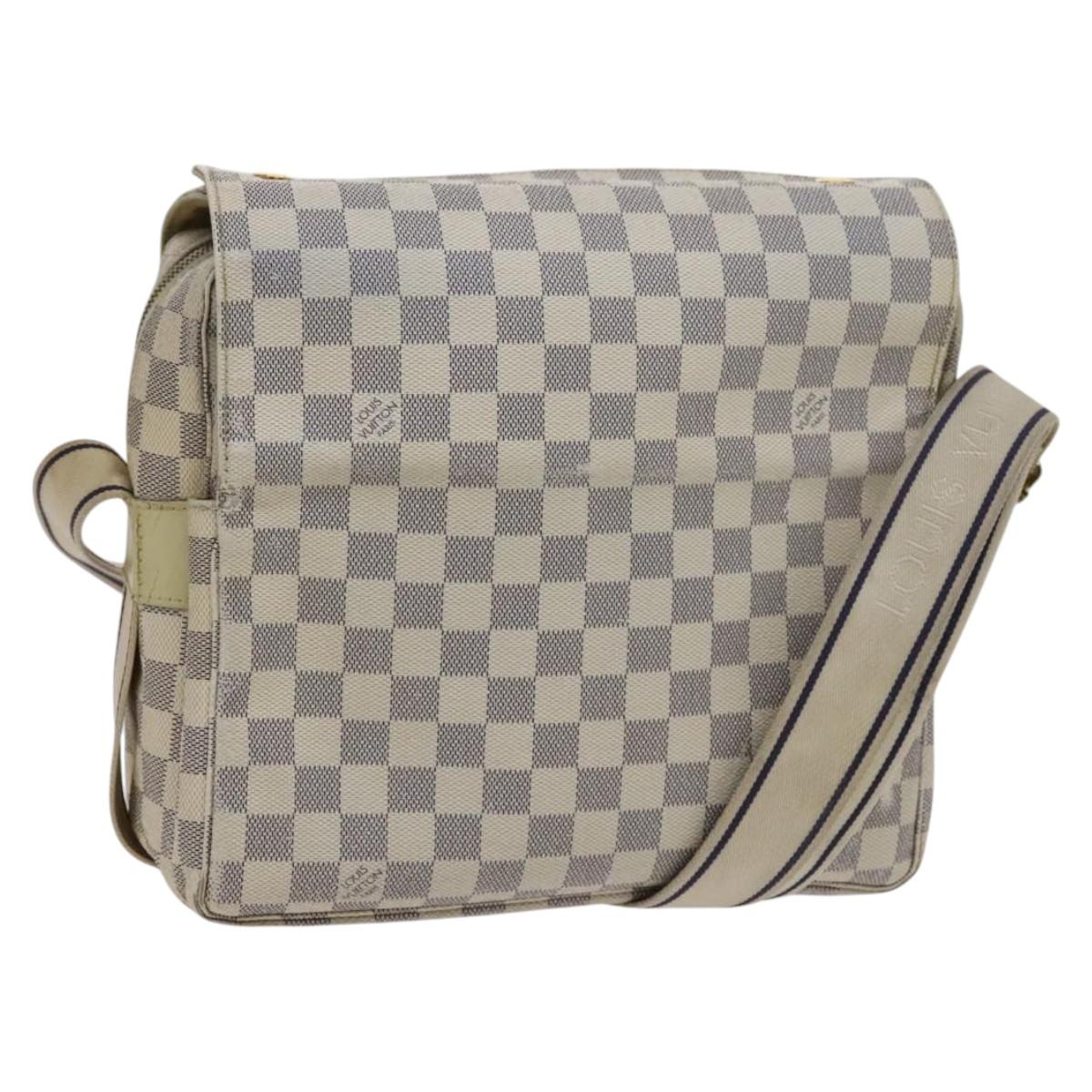 LOUIS VUITTON Damier Azur Naviglio Shoulder Bag N51189 LV 113006