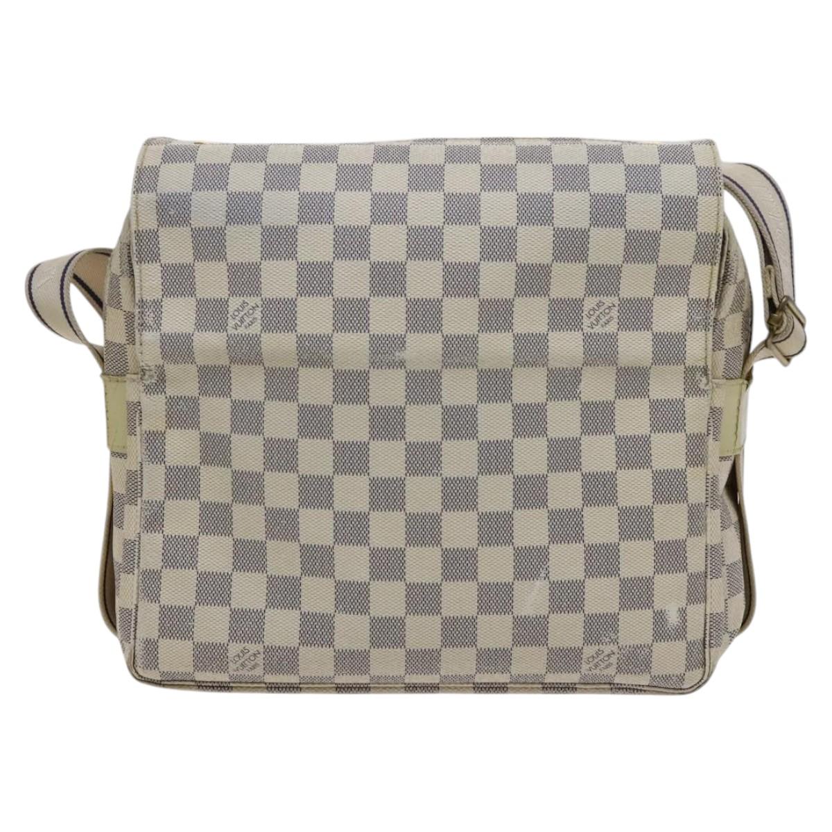 LOUIS VUITTON Damier Azur Naviglio Shoulder Bag N51189 LV 113006