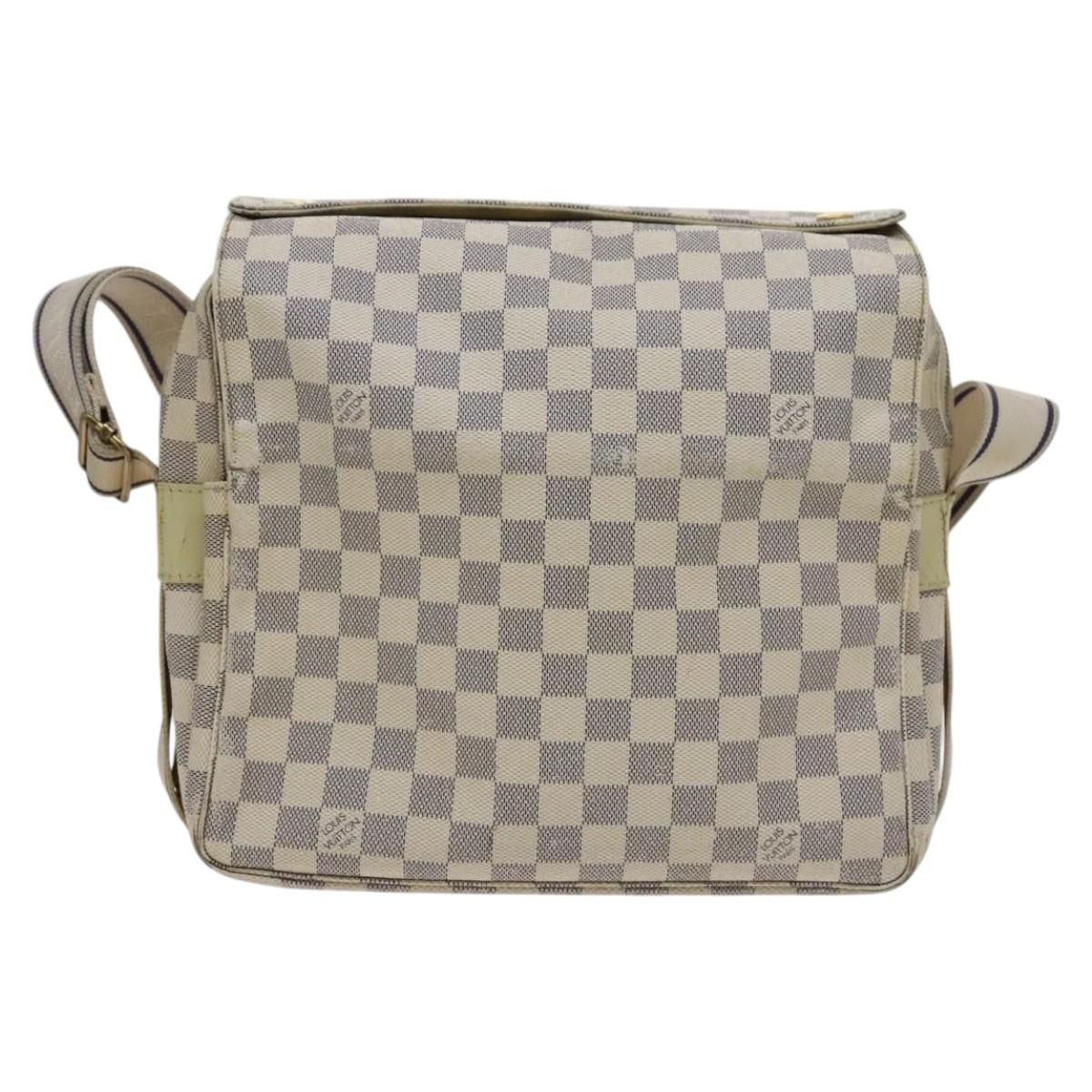 LOUIS VUITTON Damier Azur Naviglio Shoulder Bag N51189 LV 113006
