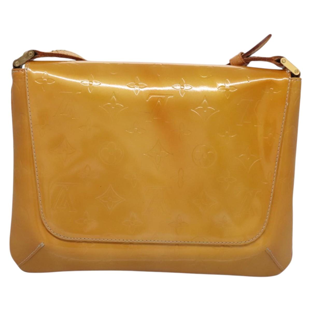 LOUIS VUITTON Monogram Vernis Thompson Street Bag Beige M91301 LV 113034