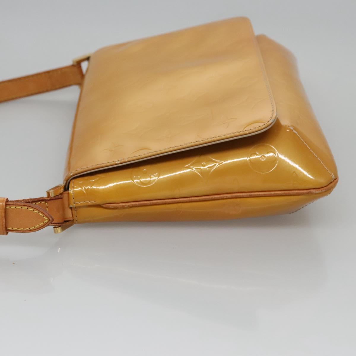 LOUIS VUITTON Monogram Vernis Thompson Street Bag Beige M91301 LV 113034