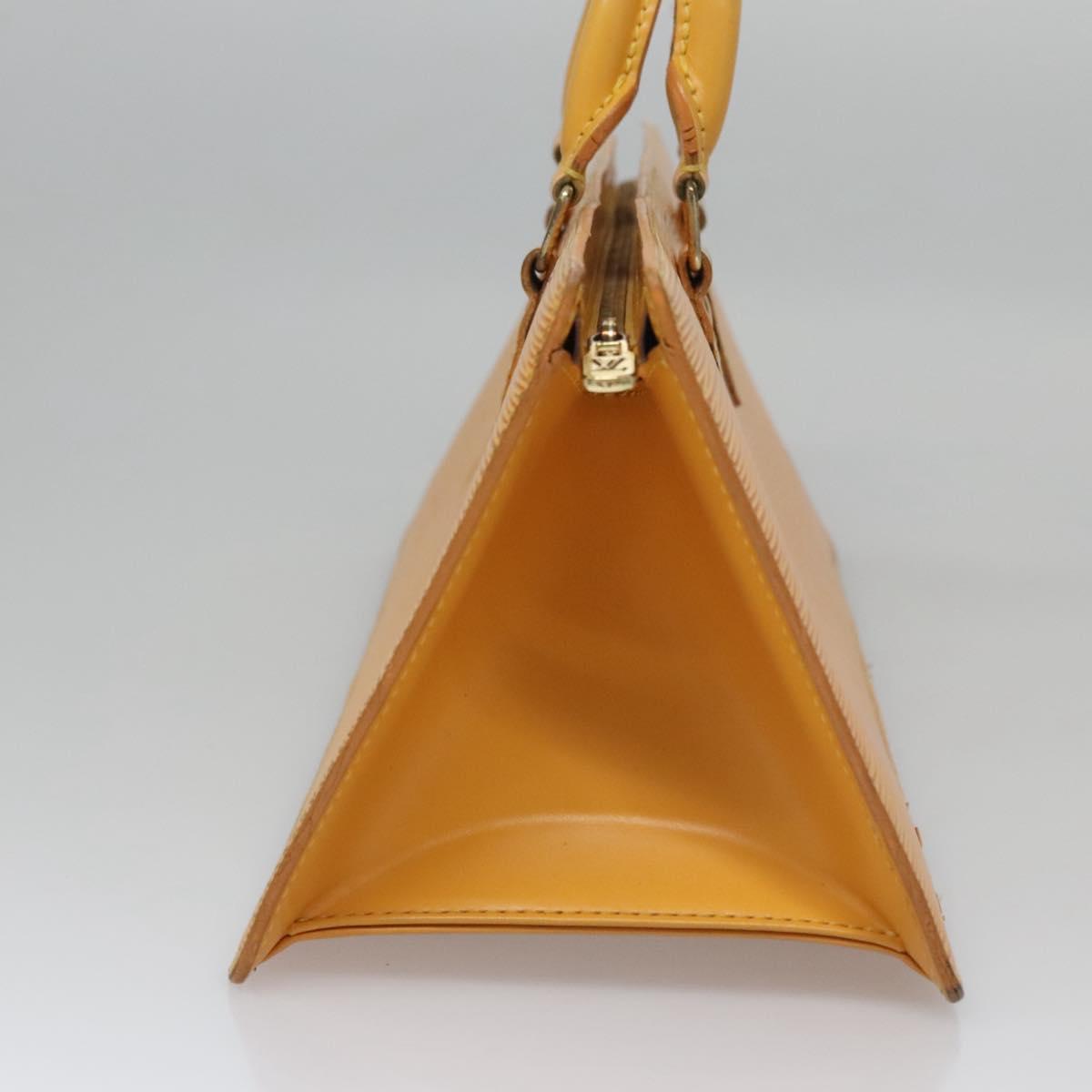 LOUIS VUITTON Epi Sac Triangle Hand Bag Yellow M52099 LV 113173