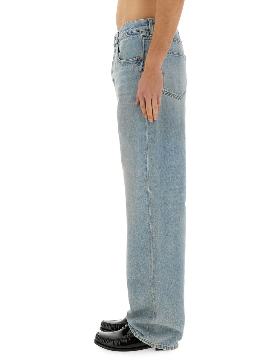 Saint Laurent Men Baggy Denim Jeans