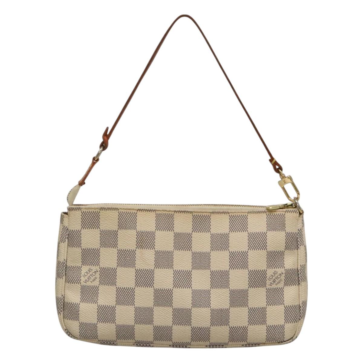 LOUIS VUITTON Damier Azur Pochette Accessoires Pouch N51986 LV 113244