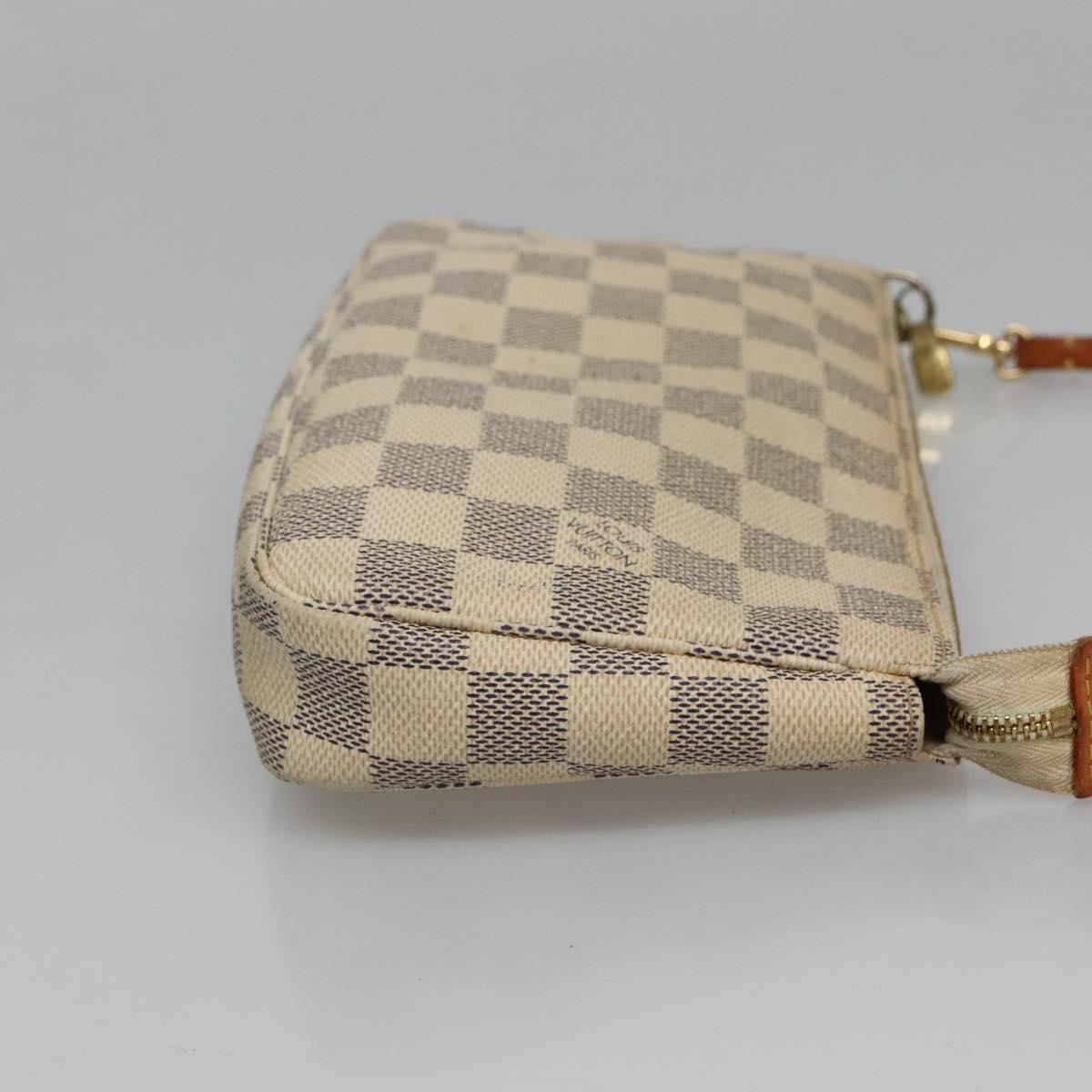 LOUIS VUITTON Damier Azur Pochette Accessoires Pouch N51986 LV 113244