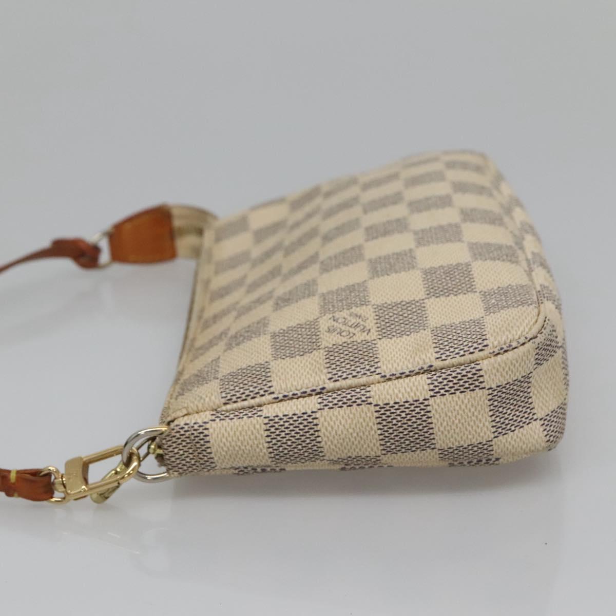 LOUIS VUITTON Damier Azur Pochette Accessoires Pouch N51986 LV 113244
