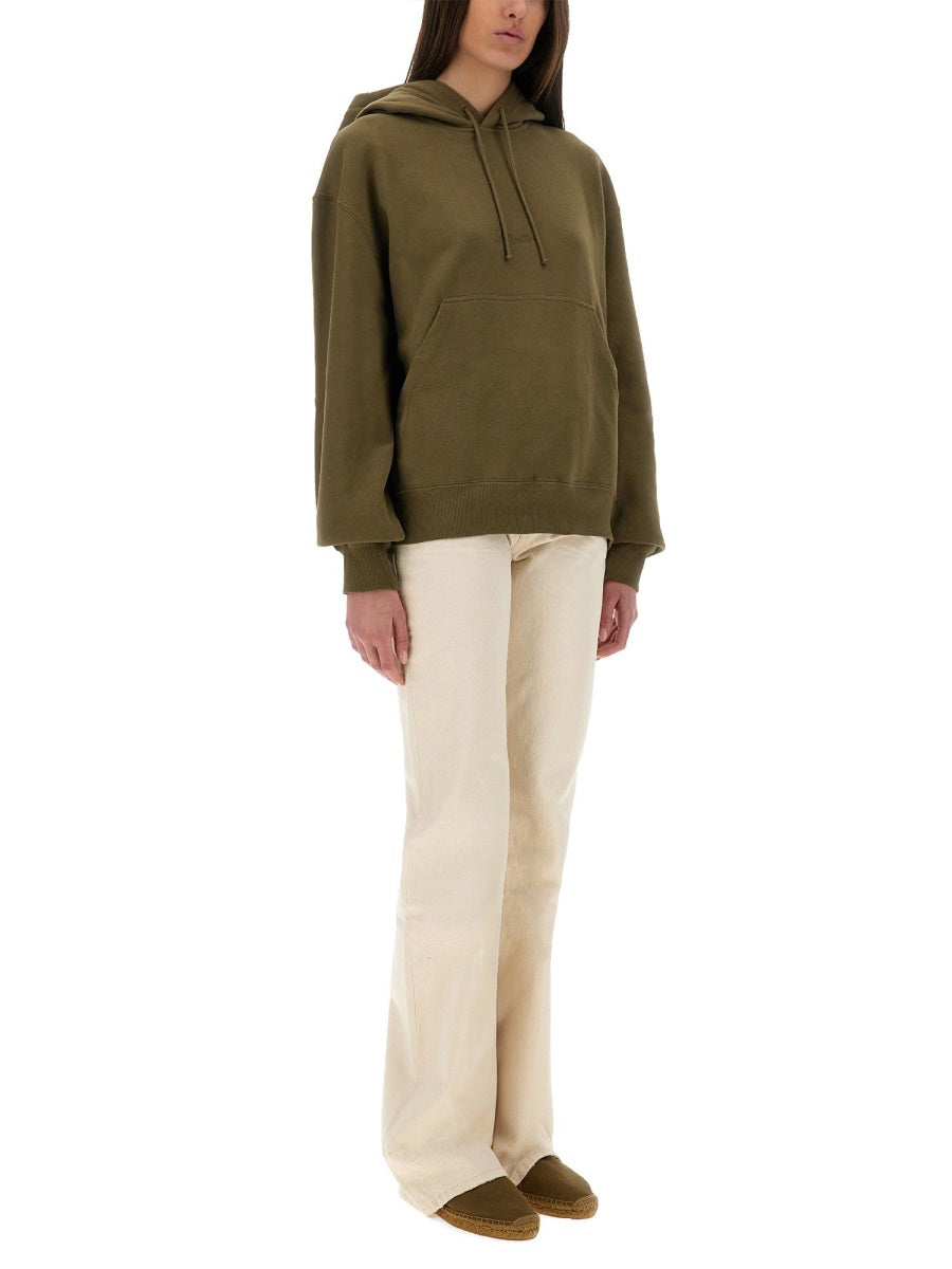 Saint Laurent Women Sweatshirt With Logo