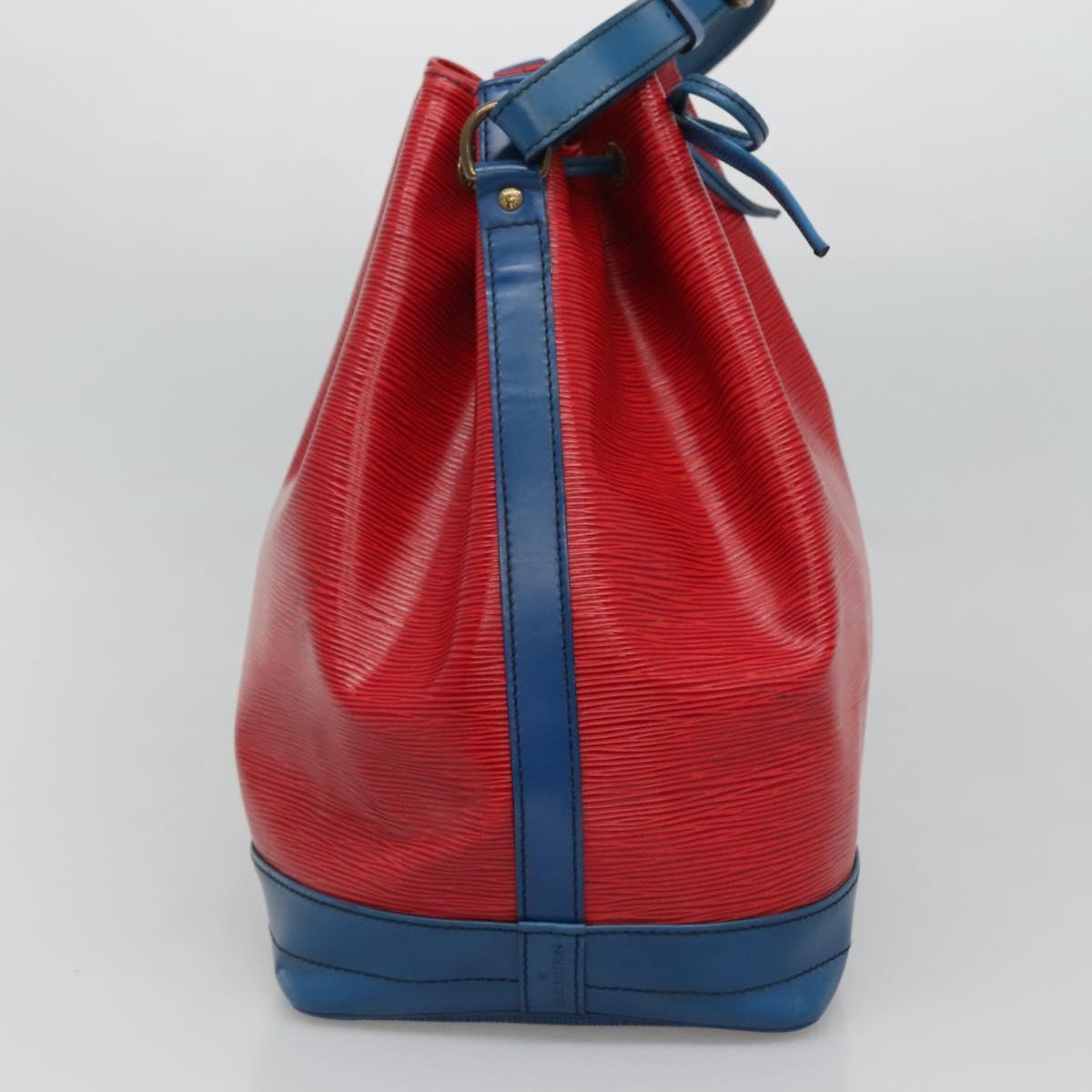 LOUIS VUITTON Epi Noe Shoulder Bag Bicolor Red Blue M44084 LV 113532