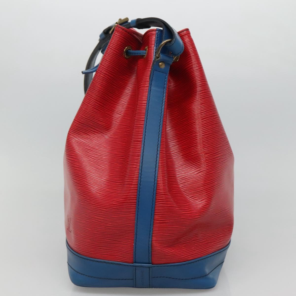 LOUIS VUITTON Epi Noe Shoulder Bag Bicolor Red Blue M44084 LV 113532