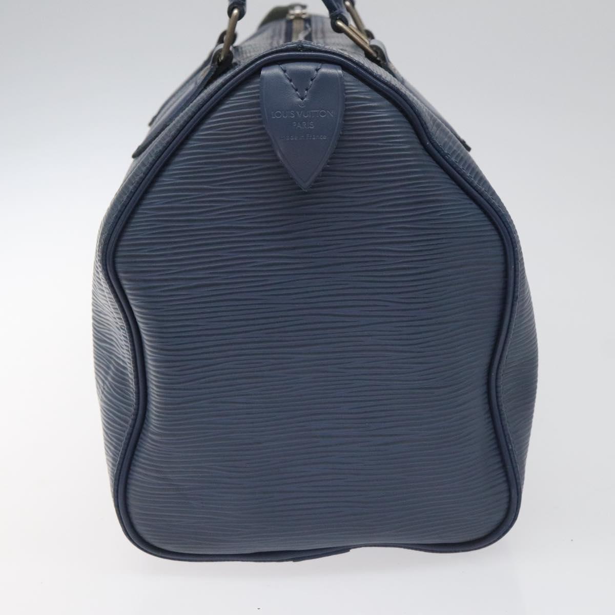 LOUIS VUITTON Epi Speedy 25 Hand Bag Myrtille M5923G LV 113574